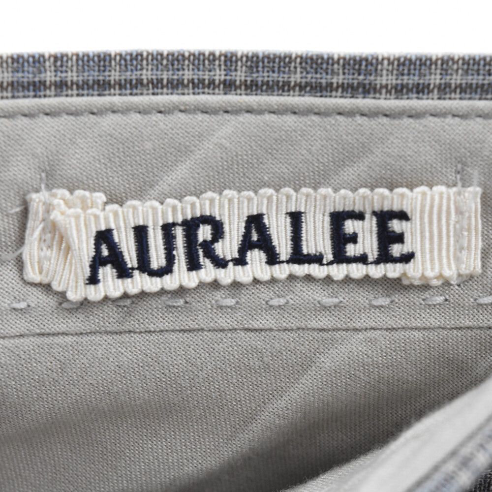 AURALEE (オーラリー) 20SS HARD TWIST WOOL DOUBLE FACE CHECK