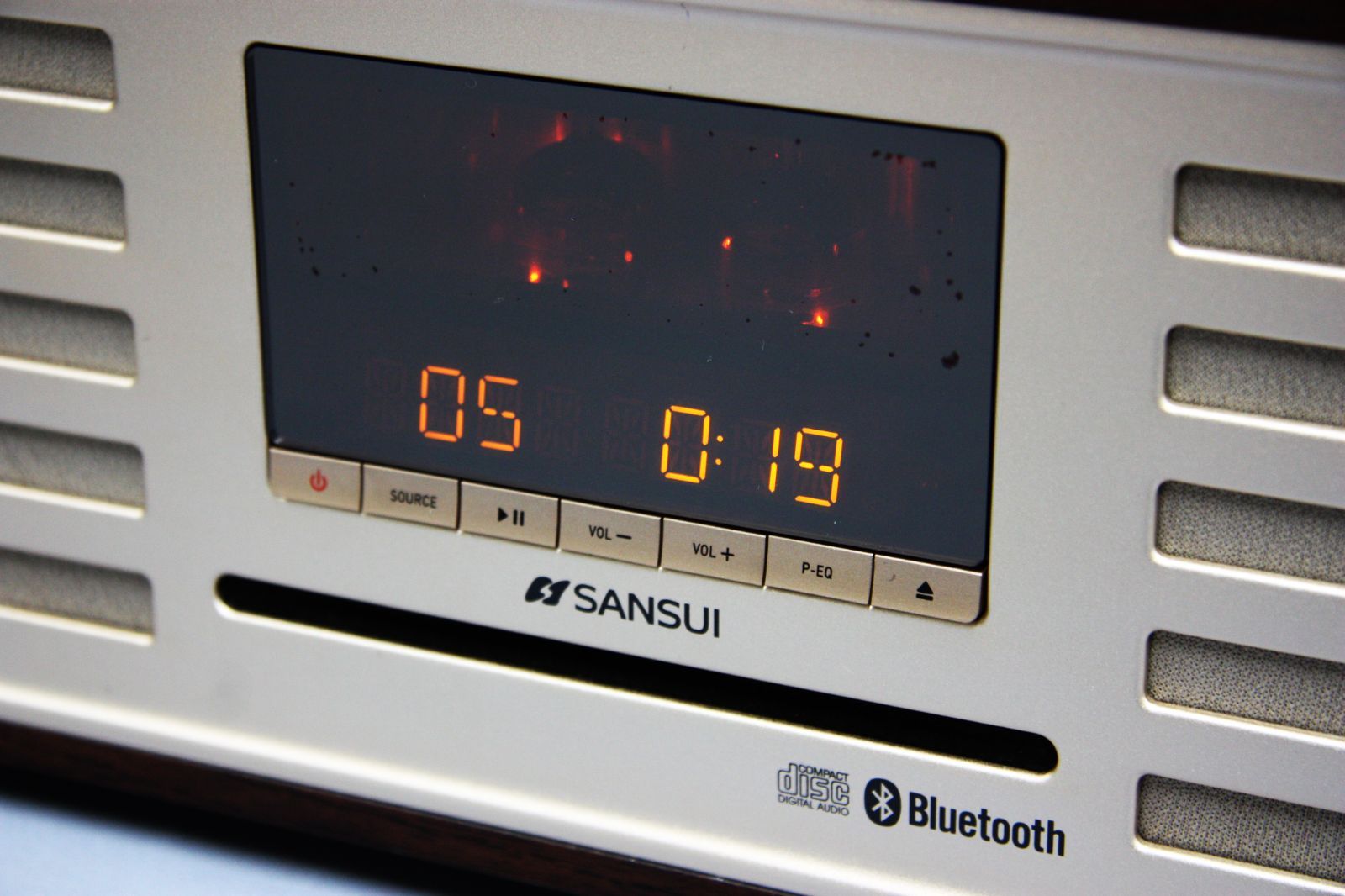 SANSUI Bluetooth搭載 真空管ハイブリットアンプ式 CD/USB