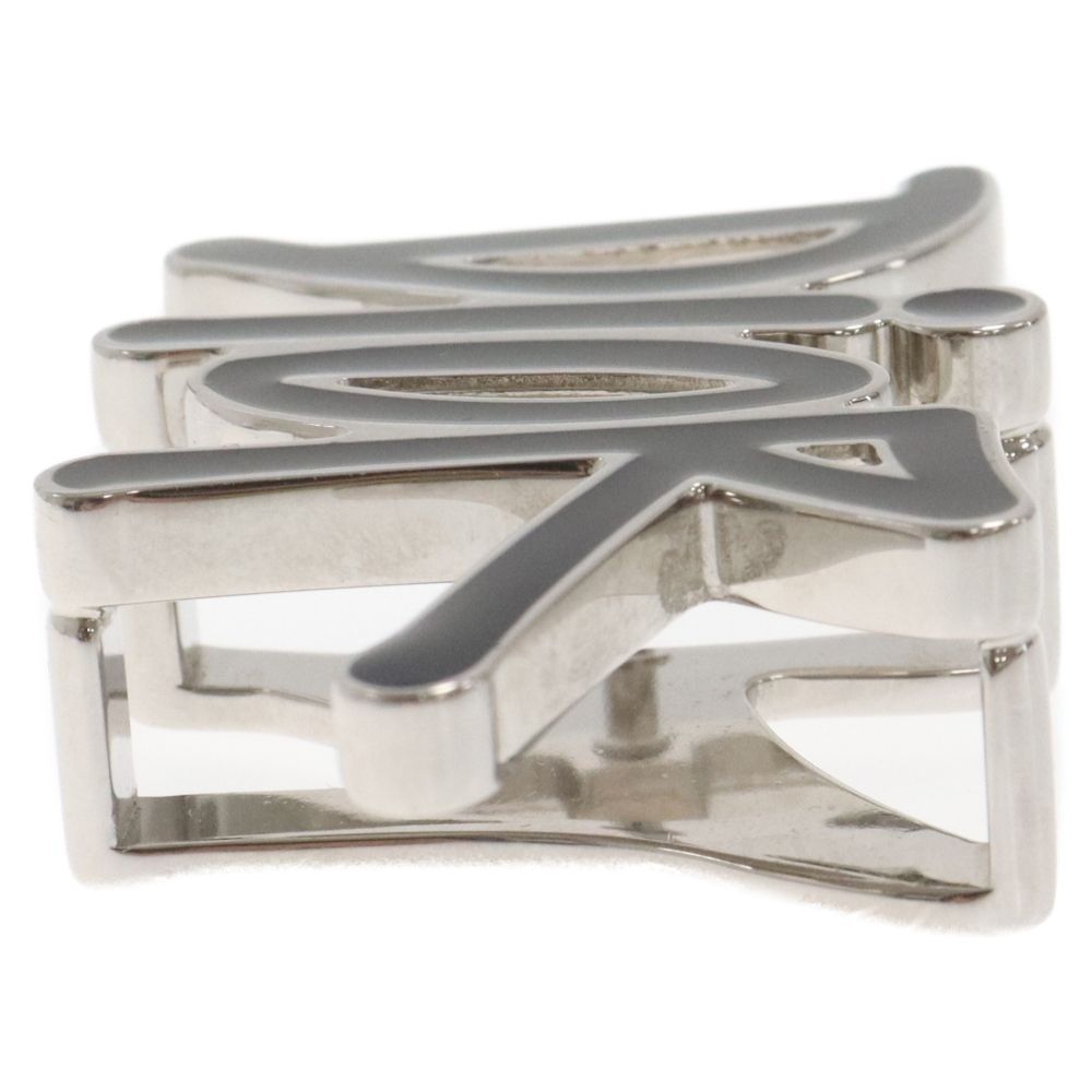 ディオール × ショーンステューシー ロゴ バックル レザー ベルト ブラック ディオール × ショーンステューシー ロゴ バックル レザー ベルト