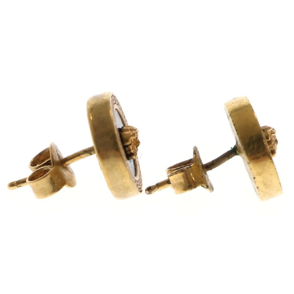 ヴェルサーチVERSACEエナメル メドゥーサ スタッド イヤリング片耳 片耳用】VERSACE ヴェルサーチェ エナメル メドゥーサ スタッド ピアス