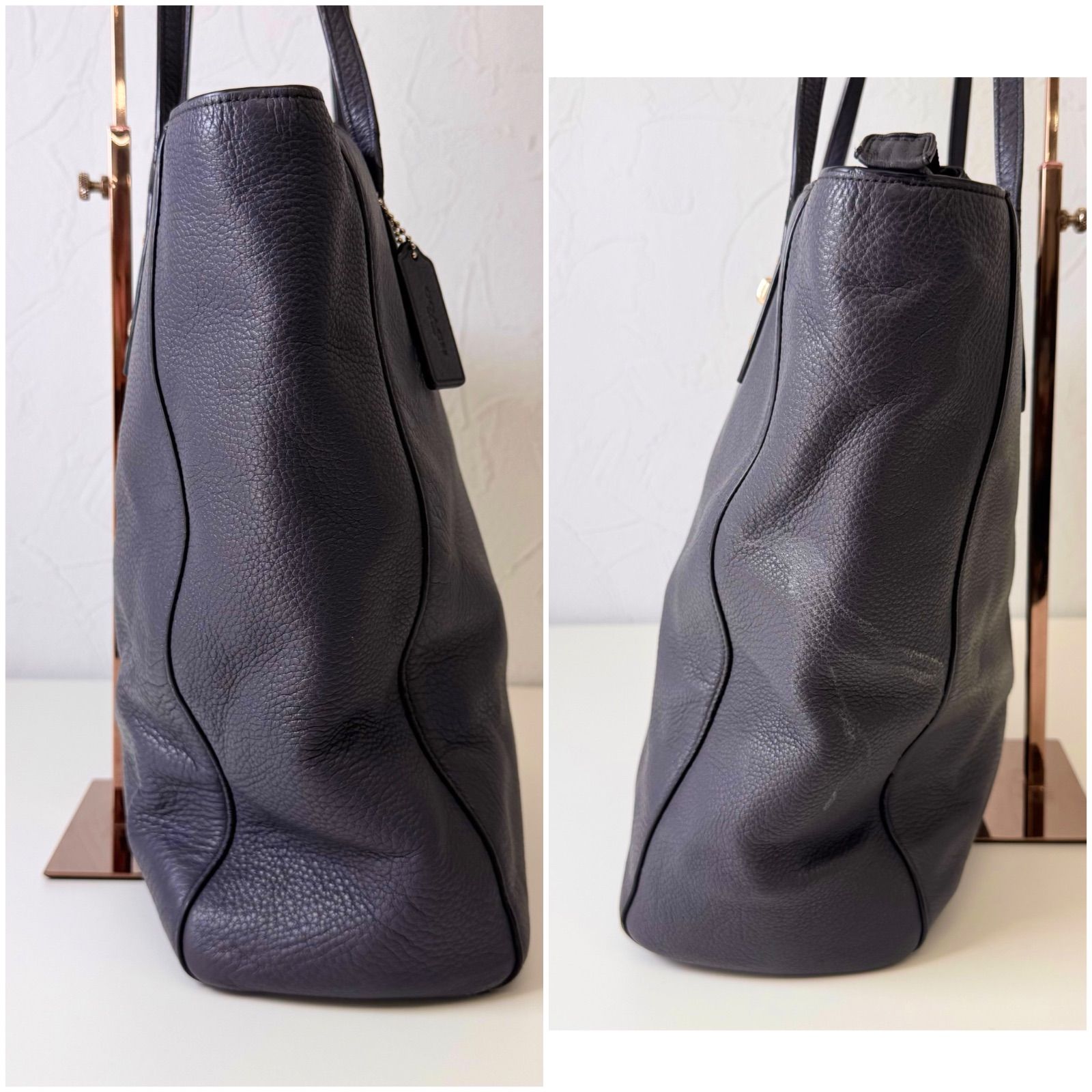 ✨Dランク COACH コーチ トートバッグ 肩掛け A4 大容量 ターン