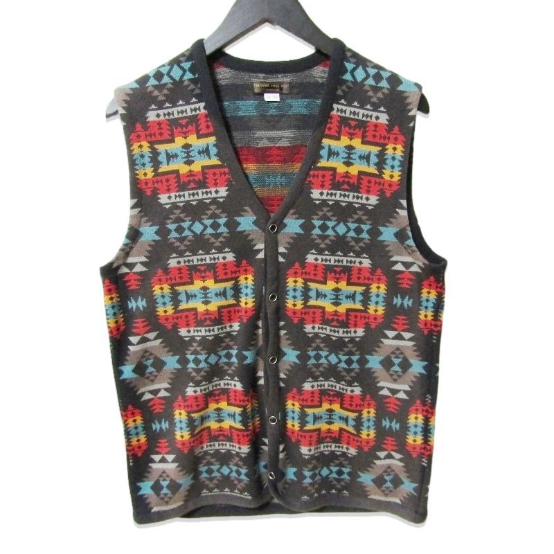 WESTRIDE ウエストライド ベスト NGT ROCKMAN VEST 総柄 コットン 日本製 マルチ 38 27111567