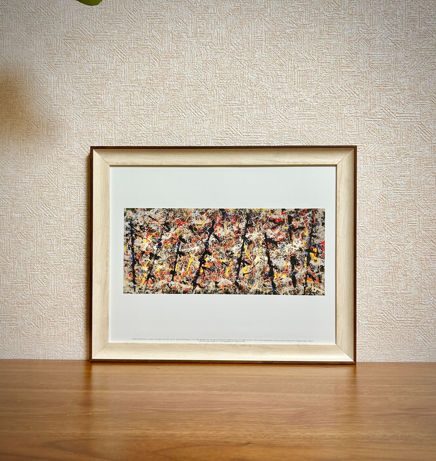 額装済/Blue Poles 1952（ジャクソン ポロック） Historical Art - Jackson Pollock - Blue Poles, 1952 - Etsy 日本