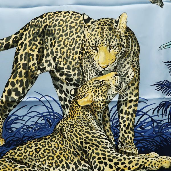 HERMES エルメス Jungle Love ジャングルラブ カレ 90 スカーフ