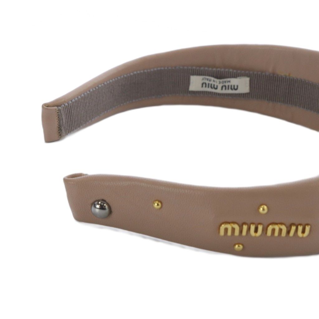 レザー ピンクベージュ