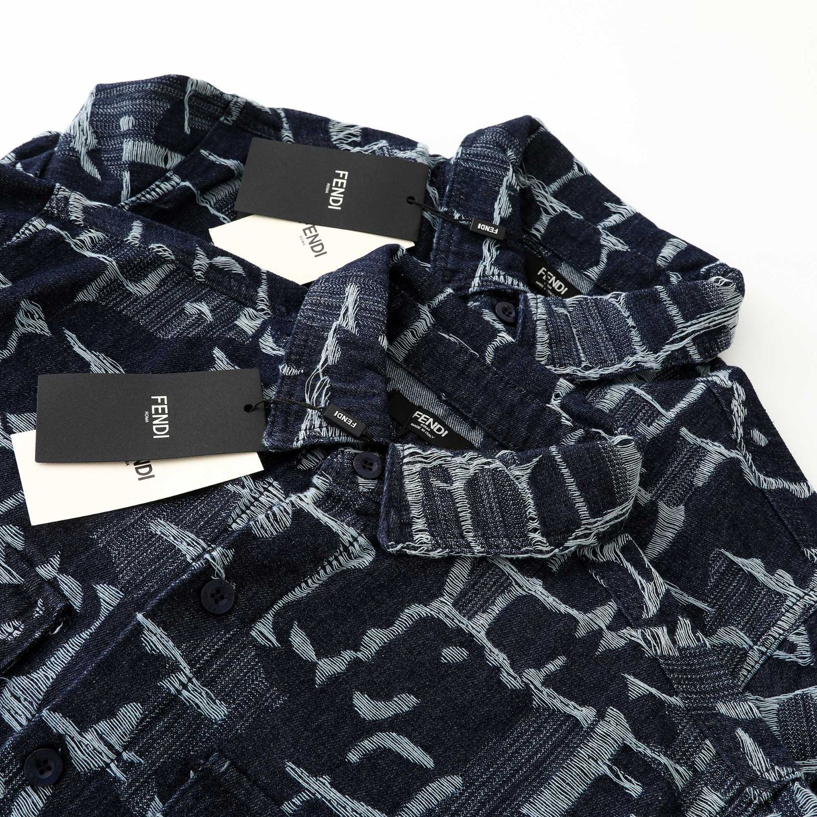 本日限定特価】Fendi 2024秋冬新作 FFモノグラム デニム