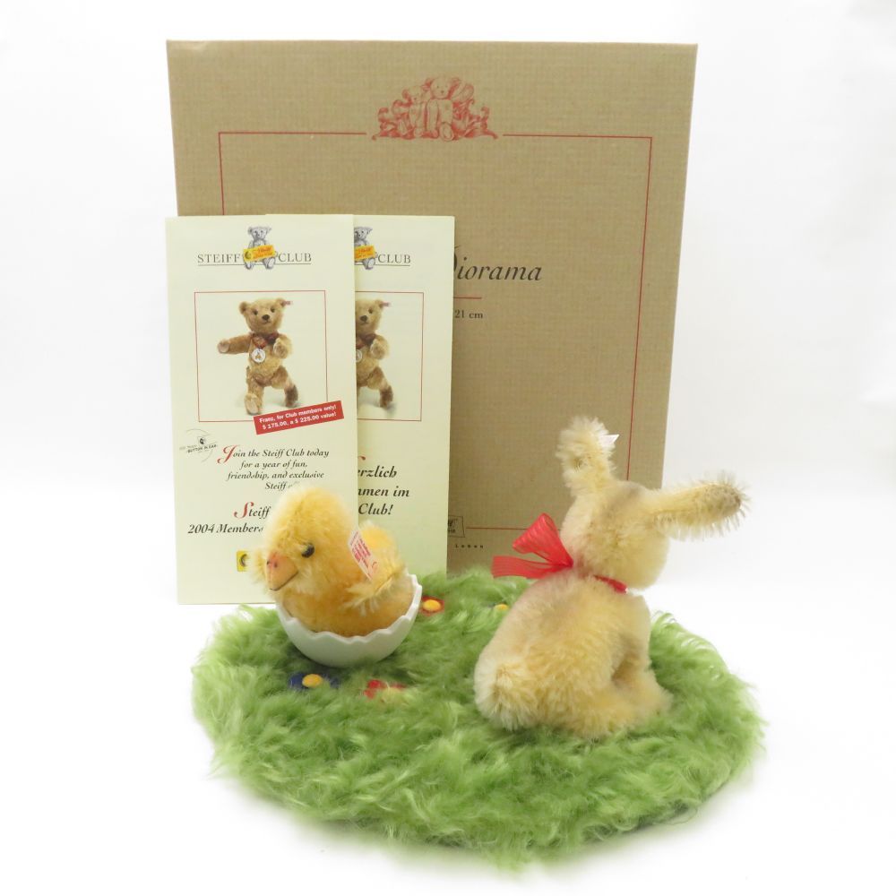 【美品】シュタイフ　イースタージオラマ Steiff シュタイフ イースタージオラマ 1点 世界限定2004体