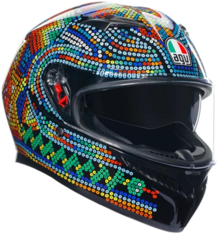 4営業日で発送 エージーブイ Agv K3 AGV JIST MPLK Asian Fit 001-ROSSI WINTER TEST 2018 M