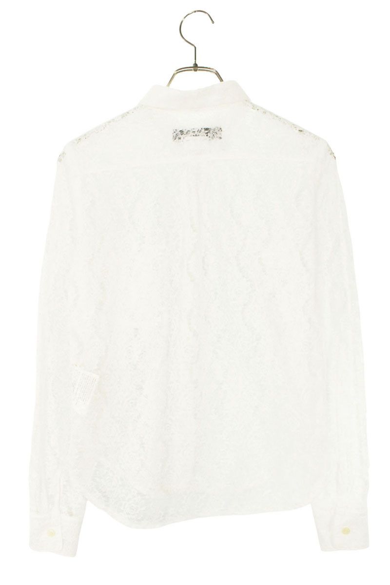 ブラックコムデギャルソン 16SS 1Q-B022 AD2015花柄シアー長袖シャツ  