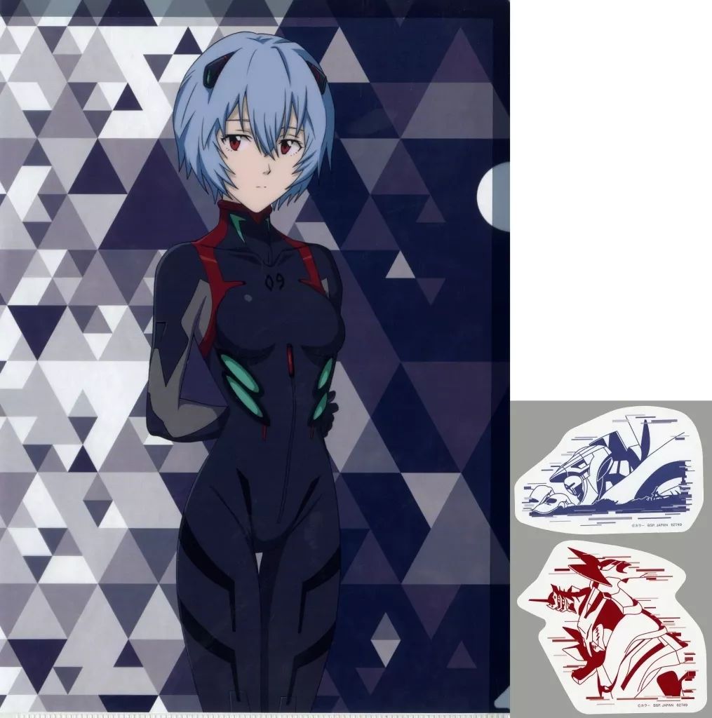 中古】クリアファイル 綾波レイ/プラグスーツ A4クリアファイル