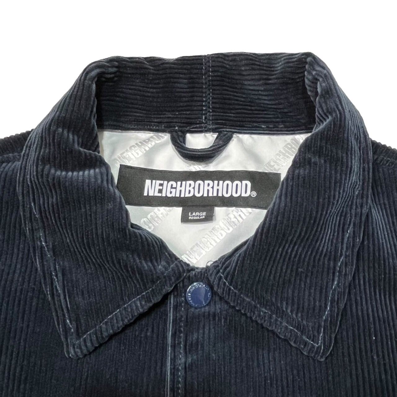 WINDBNEIGHBORHOOD CORD WINDBREAKER JK ネイビー