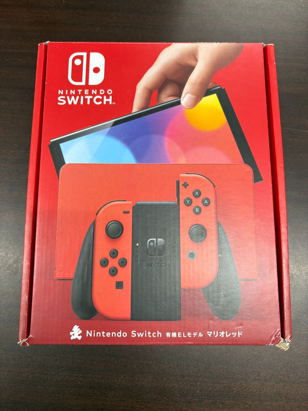 箱ダメージあり 任天堂 Nintendo Switch 有機ELモデル マリオレッド HEG-S-RAAAA