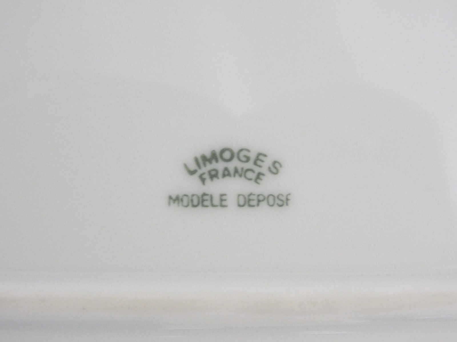 0609-02リモージュ Limoges ジョルジュ ボワイエ 　ケーキ皿長角-5