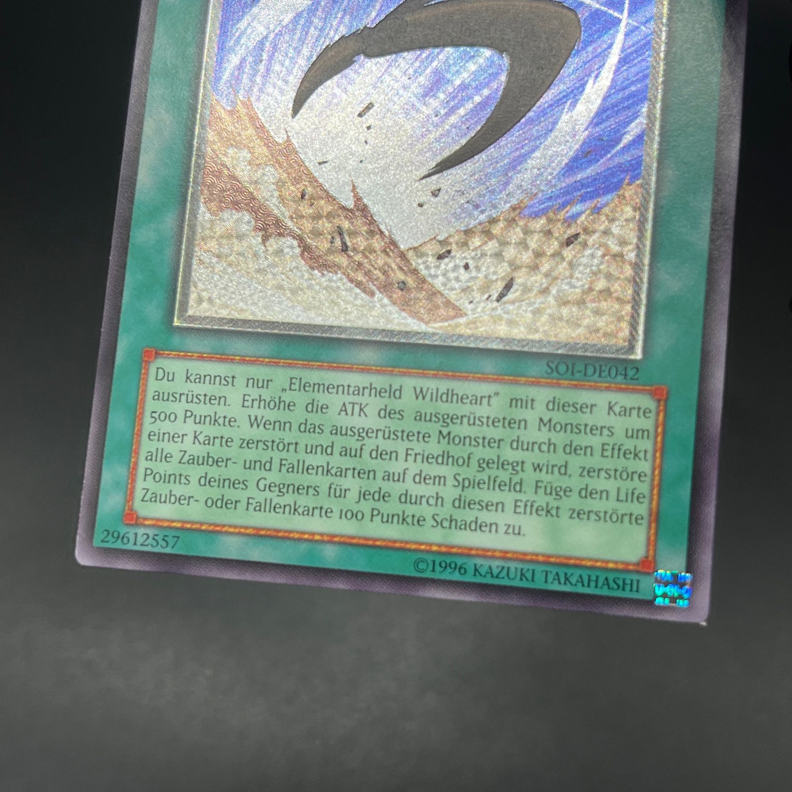 遊戯王 サイクロン・ブーメラン 旧アジア版 レリーフ PSA10 状態B〕☆旧アジア☆サイクロンブーメラン【レリーフ】{SOI