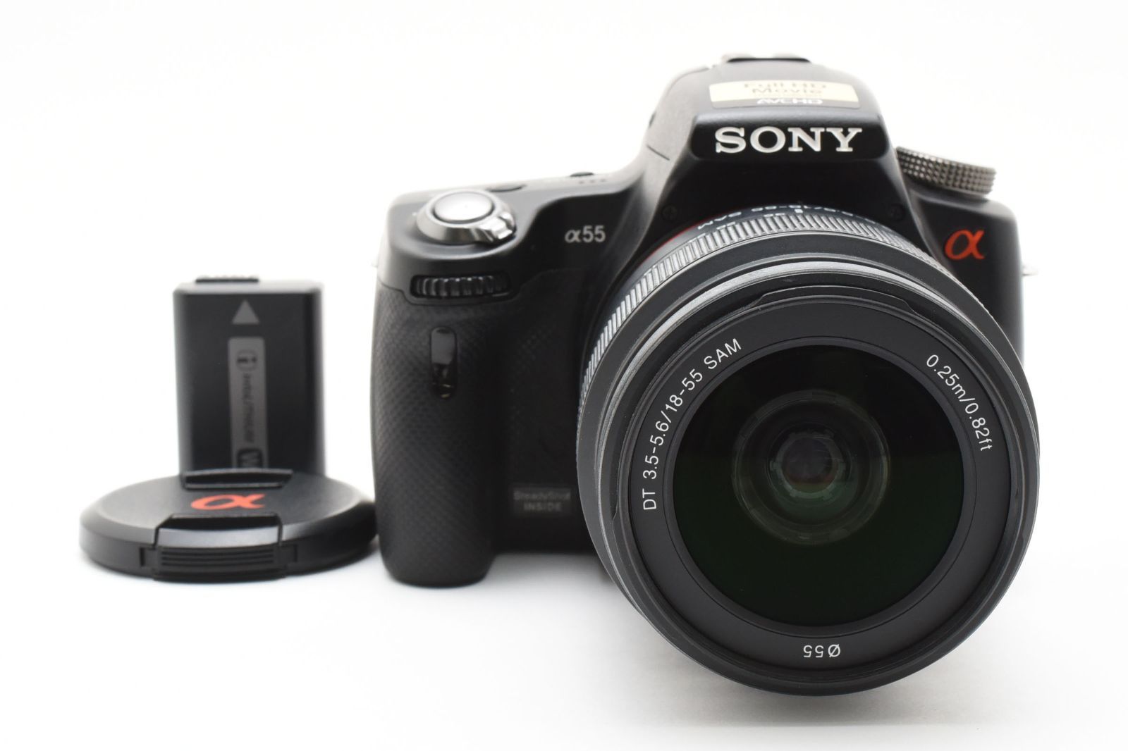 SONY／ソニー α55 SLT-A55V 一眼レフカメラ＋DT 18-55mm 標準
