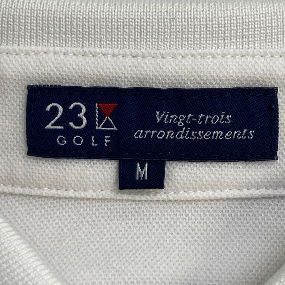 サイズ：M 23区GOLF ニジュウサンクゴルフ 半袖ポロシャツ
