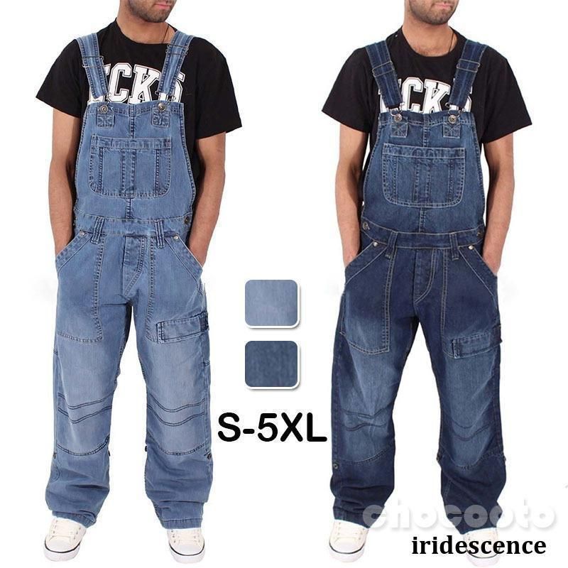 オーバーオール サロペットパンツ メンズ ゆるい オールインワン モード系 大きいサイズパンツ メンズファッション ボトムス つなぎ 作業着お洒落 カジュアル