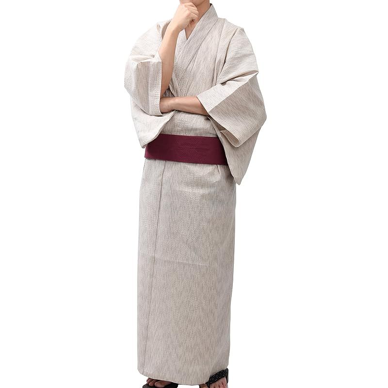 江戸てん メンズ浴衣しじら織り