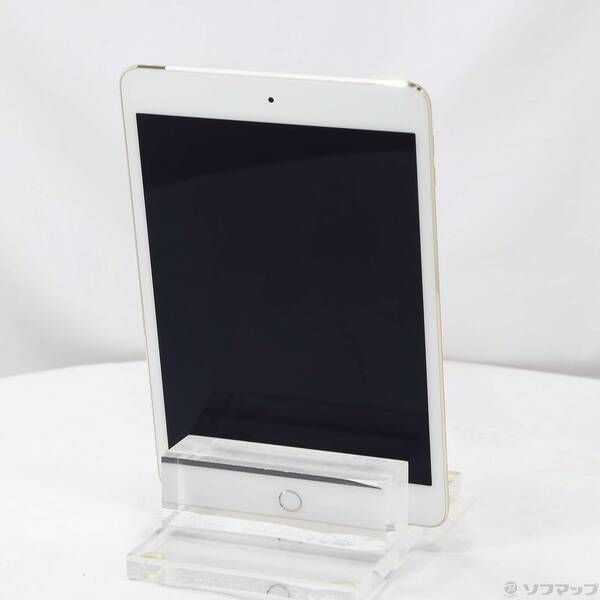 中古品〕 iPad mini 4 32GB ゴールド MNWG2J／A auロック解除SIM
