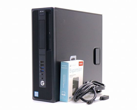 hp Z240 SFF Workstation Xeon E3-1225 v5 3.3GHz 8GB 256GB(NVMe SSD) 1TB(HDD)  Quadro P600 DVD+-RW Windows10 Pro 64bit 中古 - メルカリ