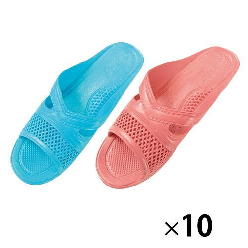 成型サンダル２４ｃｍ ピンク １０足 400848 ニッポンスリッパ