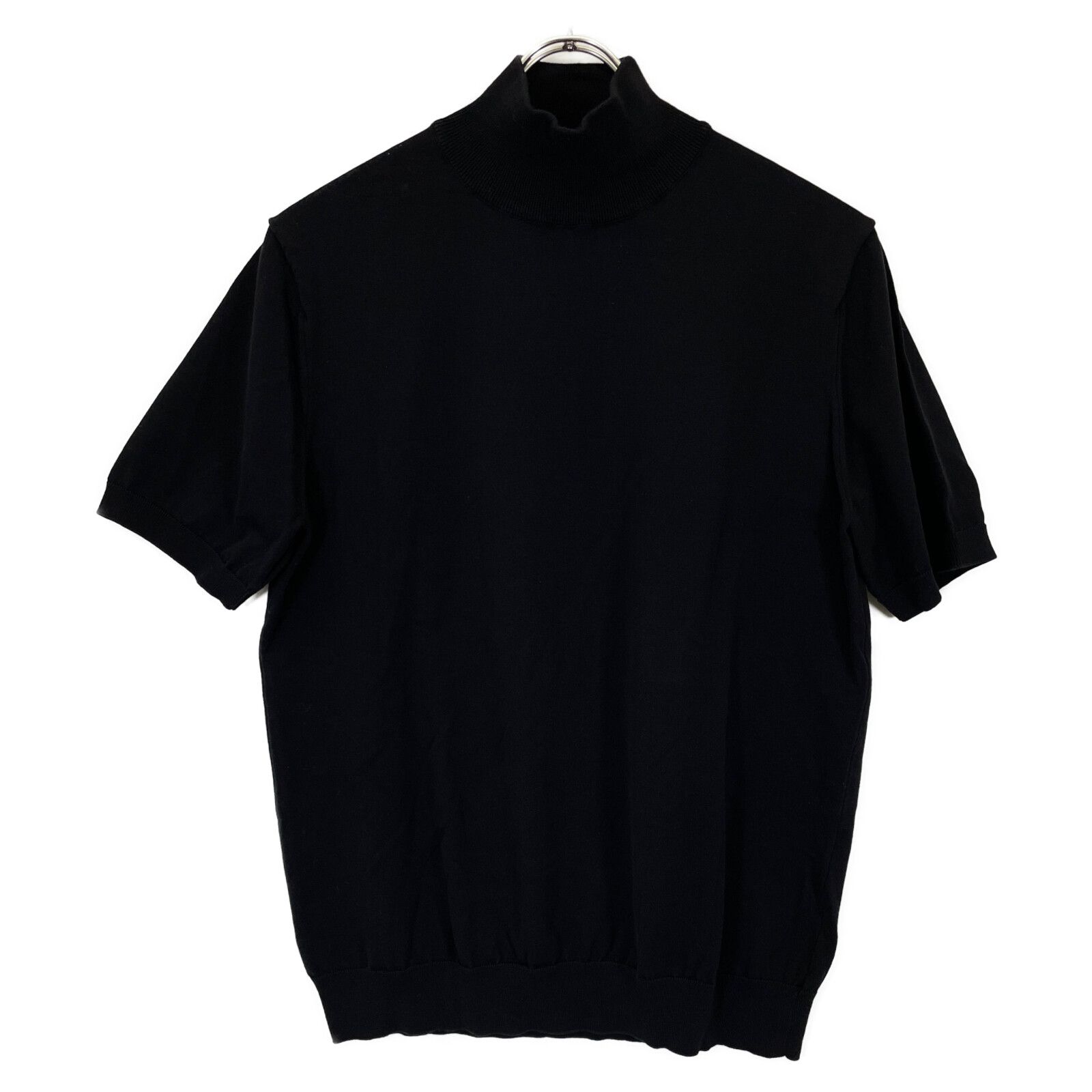 トレンタセッタンタ 48 ブラック 30/70 trenta settanta トレンタ セッタンタ コットンニット