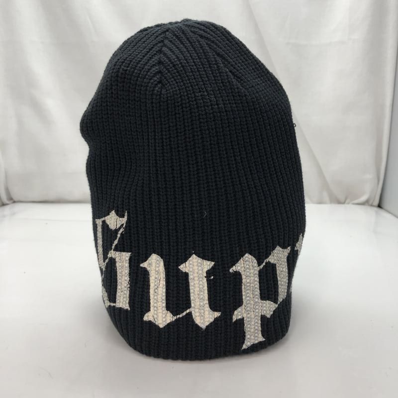 SUPREME Old English Printed ニット帽 黒 シュプリーム 91 240091391601