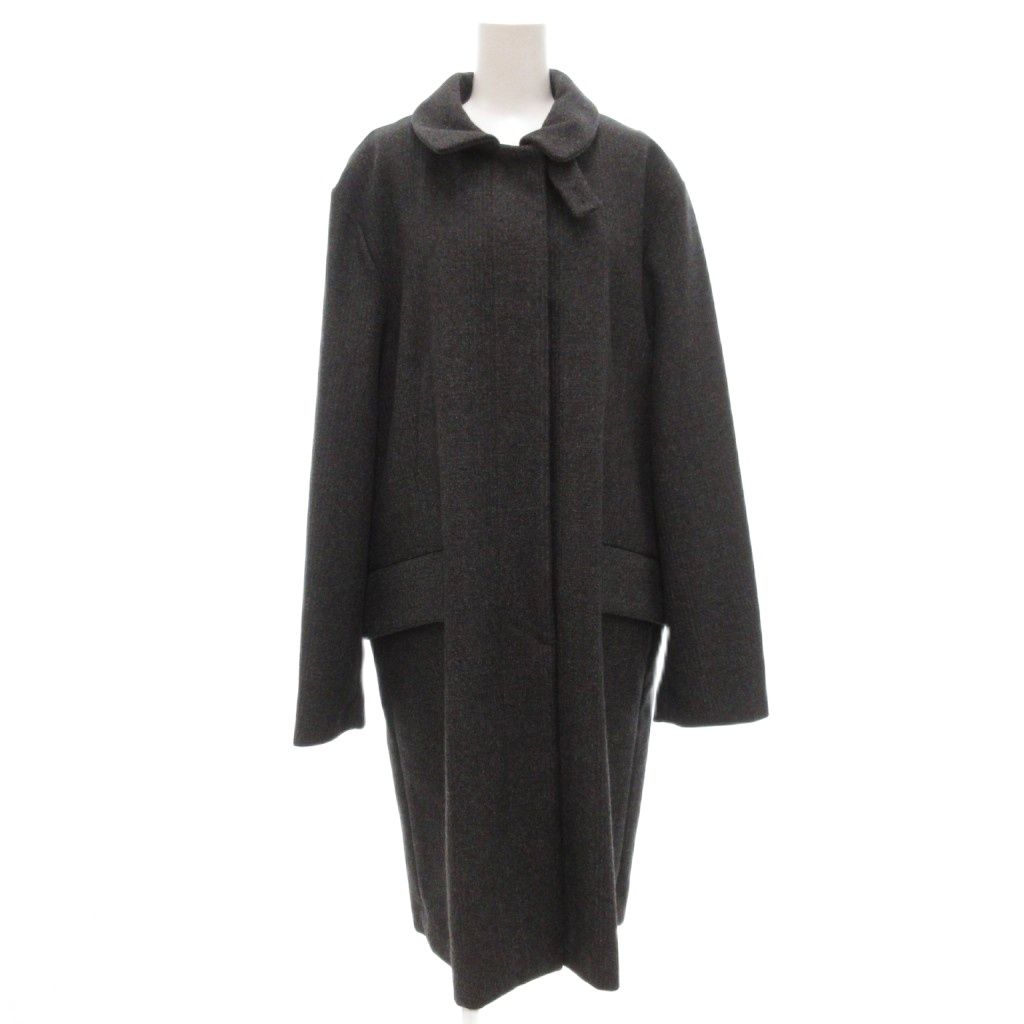 マルニ MARNI Winter Edition 2013 ステン コート メルトン ウール ロング丈 46 グレー UO