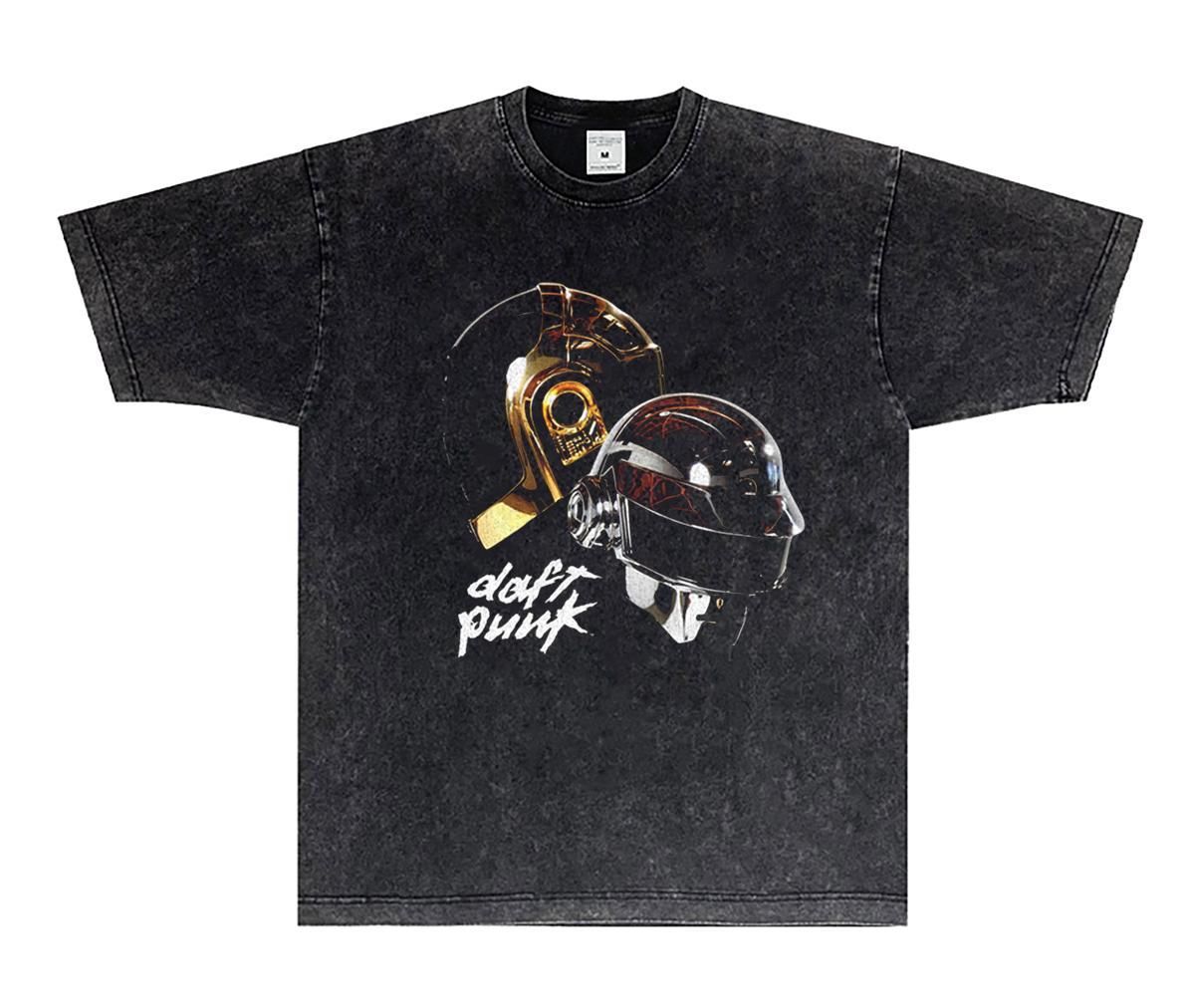 daft punk geeks rule Tシャツ　L　ダフトパンク DAFT PUNK | GEEKS RULE SILKSCREEN PRINTING T SHIRT 01