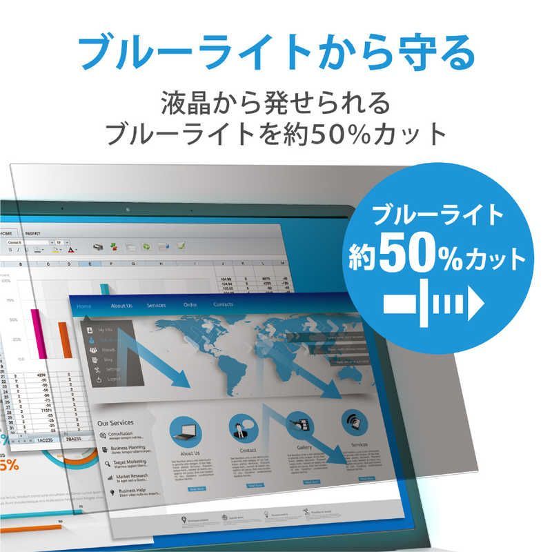 ELECOM 液晶保護フィルター