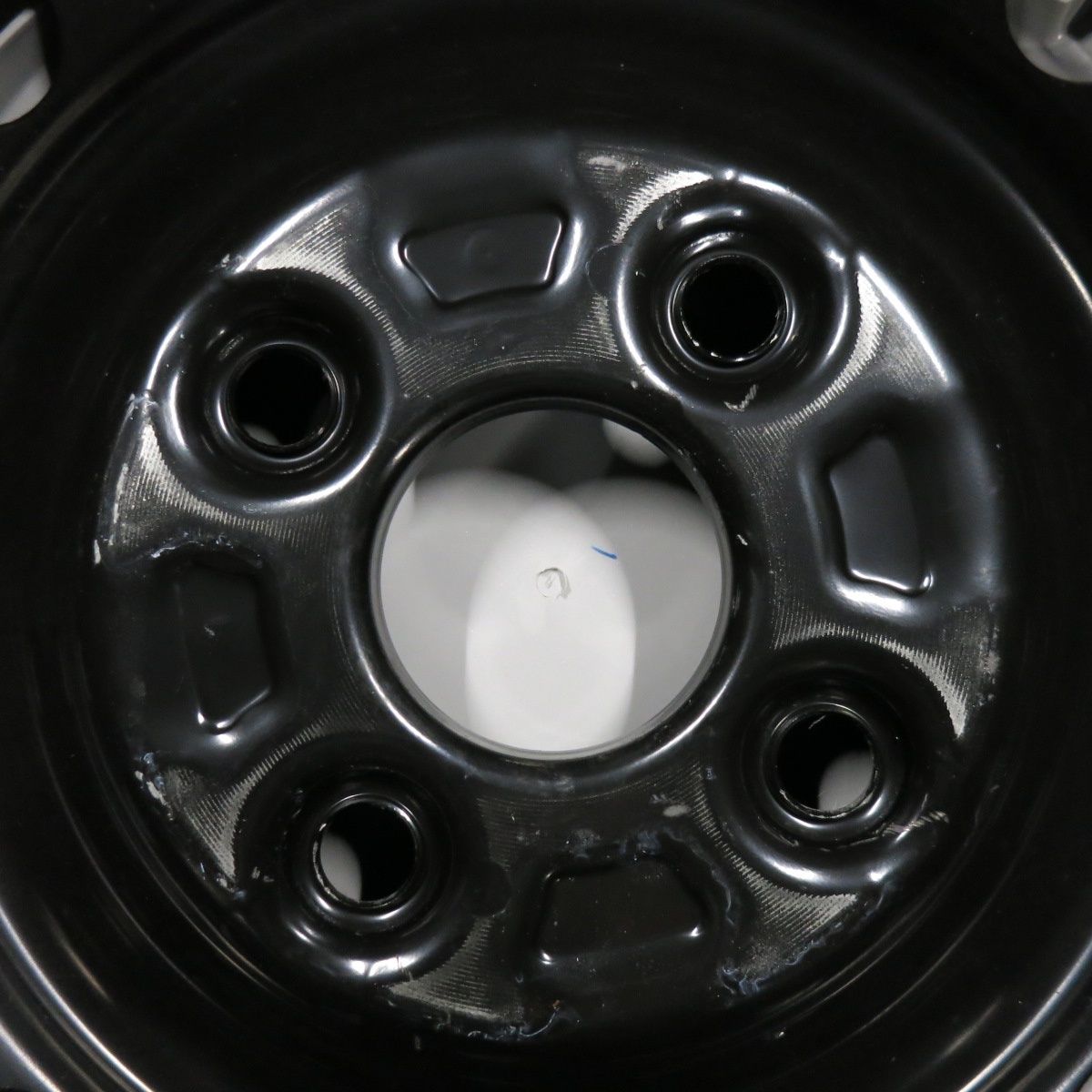 ダイハツ ムーヴキャンバス 純正スチールホイール14インチ 4個セット 新車外し 新車外し】ダイハツ ムーヴ キャンバス 純正 14in 4.5J +45