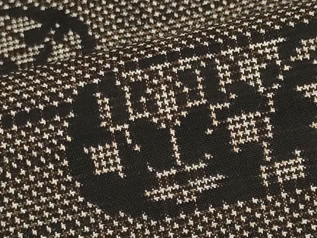 平和屋着物○本場大島紬 7マルキ 霞文 正絹 逸品 未使用 AAAW4146np