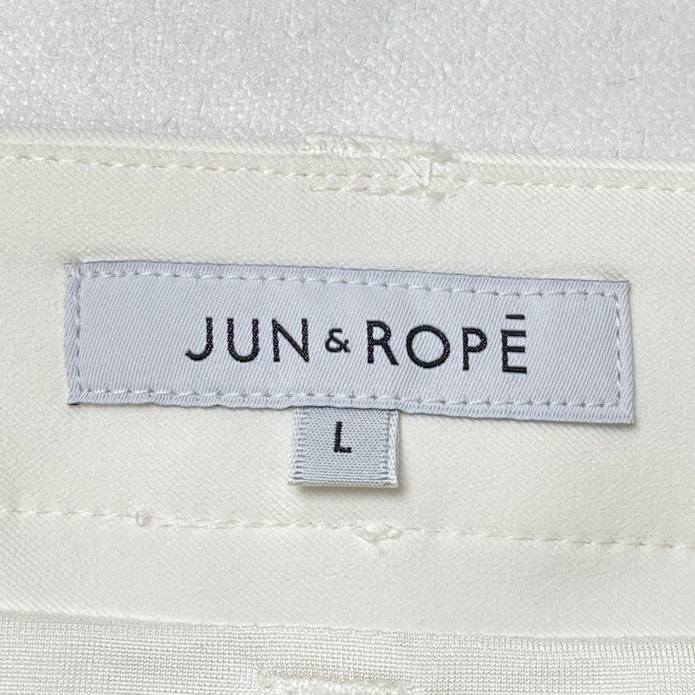 サイズ：L JUN&amp;ROPE ジュン アンド ロペ  スカート  ホワイト系 [240101436007] ゴルフウェア レディース ストスト サイズ：L JUN&ROPE ジュン アンド ロペ スカート ホワイト系