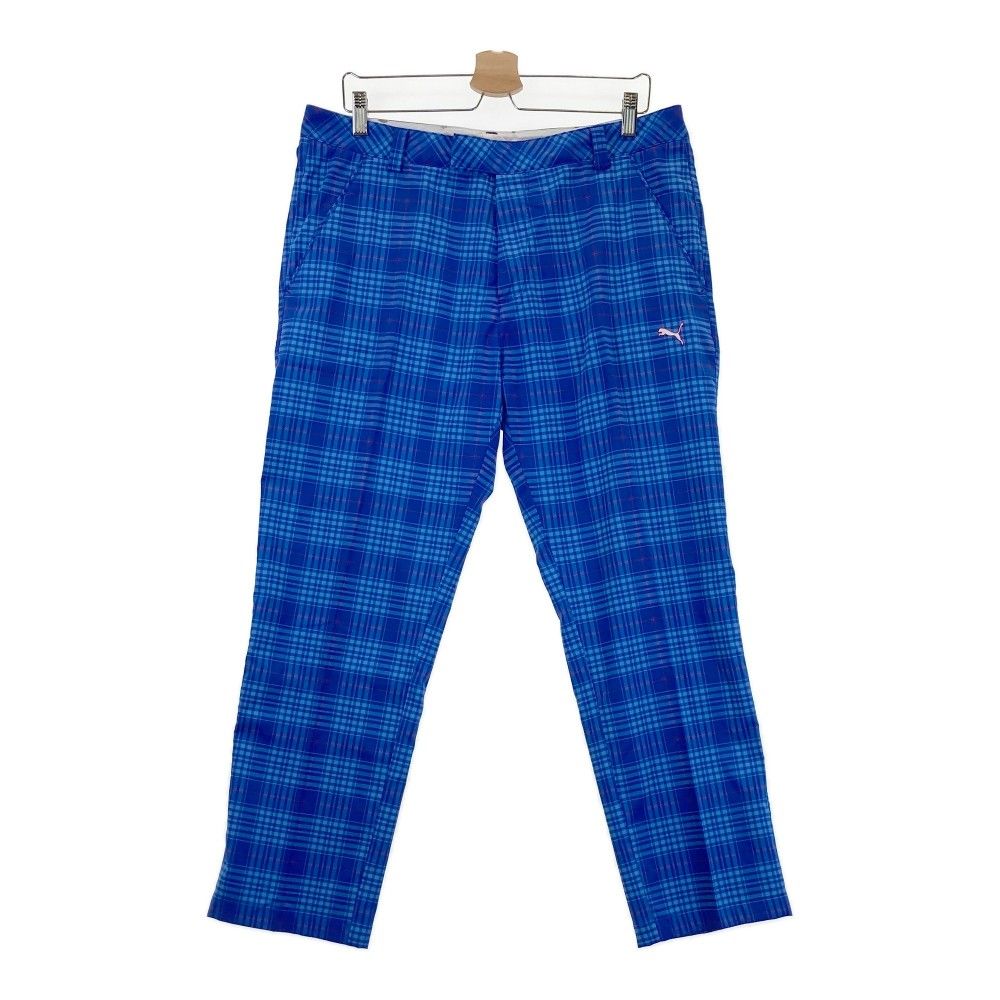 PUMA プーマ GOLF メンズ チェックパンツ ゴルフパンツ w79cm ゴルフパンツ プーマ チェックの通販