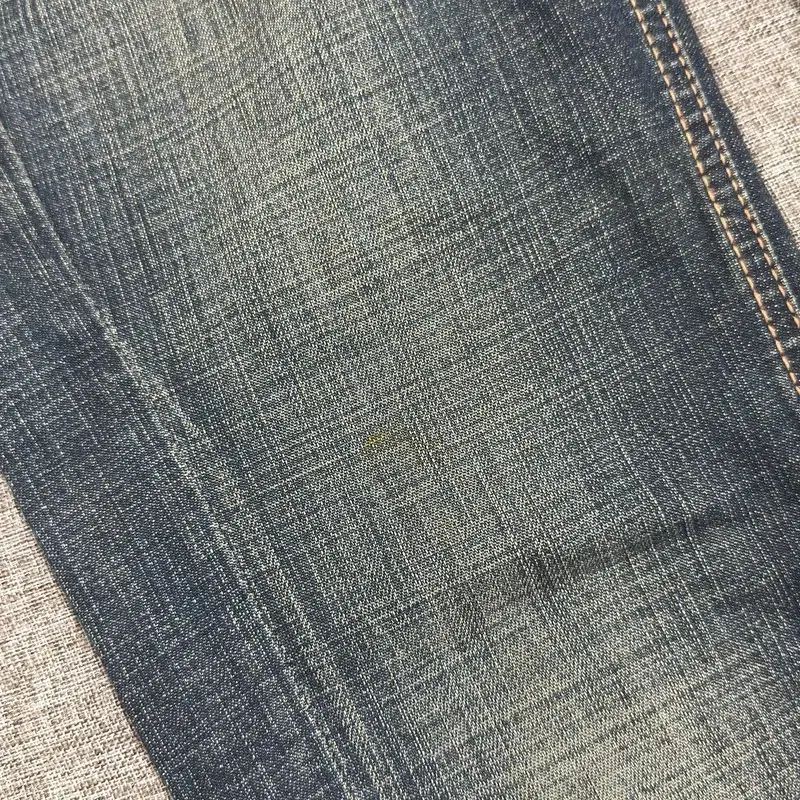 USA製 Y2K トゥルーレリジョン ジーンズ 極太ステッチ グレー W29 ミス・シックスティ Y2K 四つ葉のクローバー 刺繡 デニム 28