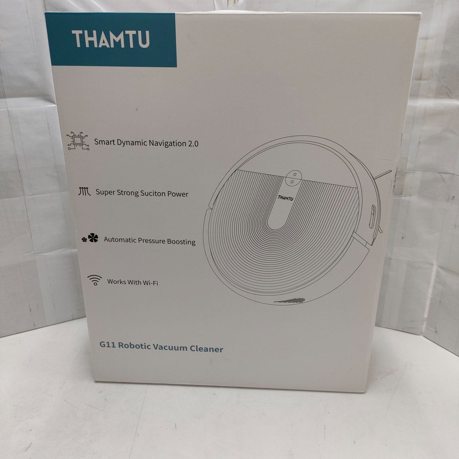 新品未開封　Thamtu G11 ロボット掃除機 2500Pa Yahoo!オークション - Thamtu G11 ロボット掃除機 2500Pa 掃除