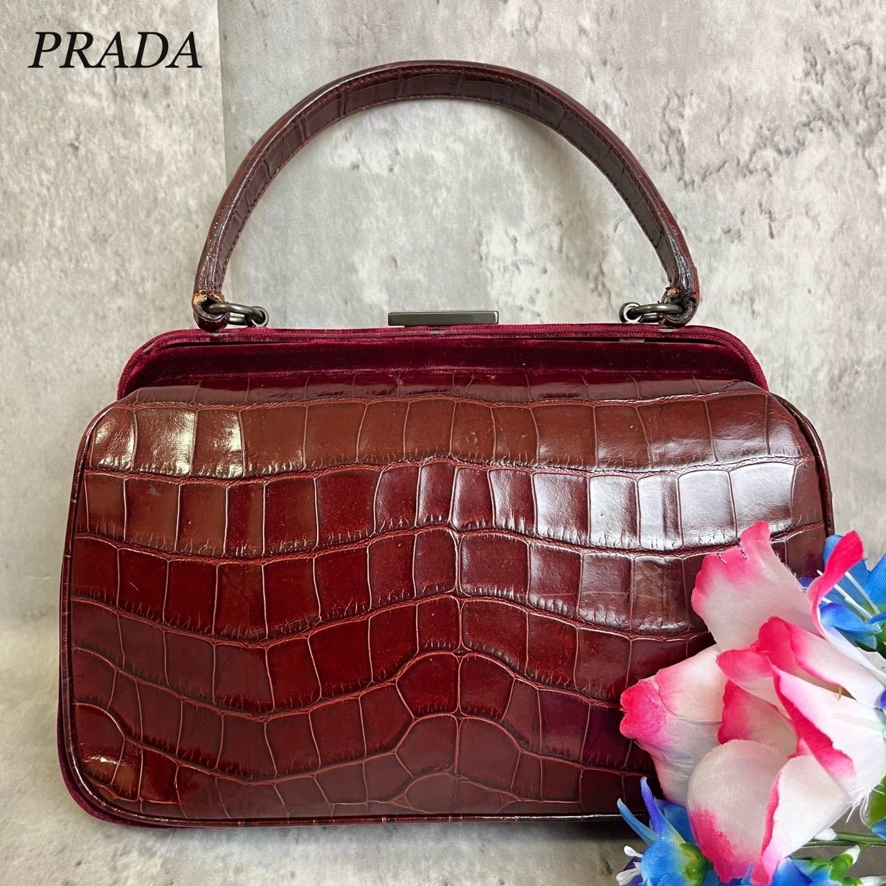 ✨良品✨ PRADA プラダ ハンドバッグ トートバッグ パーティーバッグ 