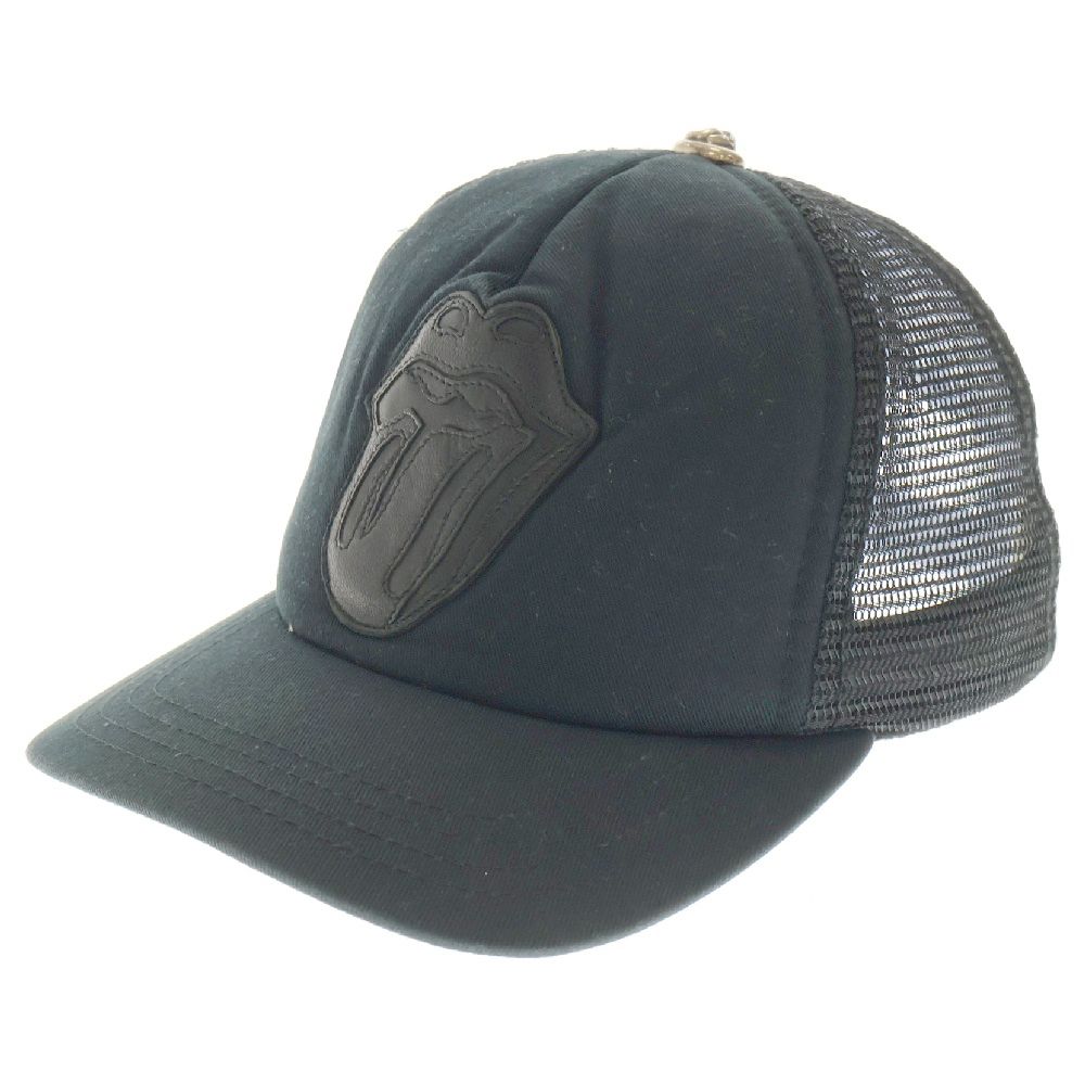 CHROME HEARTS クロムハーツ ROLLING STONES TRUCKER CAP トラッカーキャップ リップアンドタンパッチメッシュ帽子