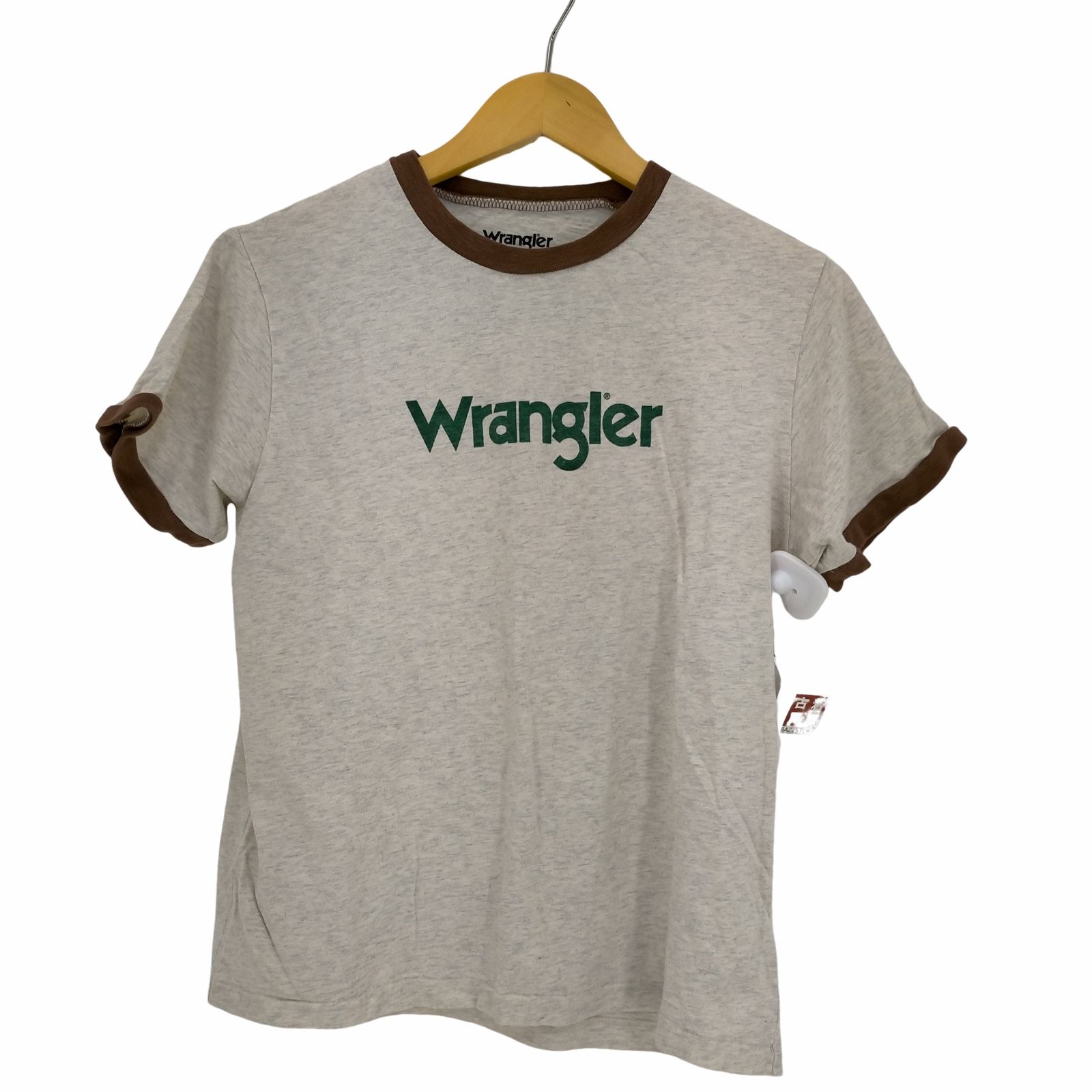 ラングラー Wrangler ロゴプリント リンガーTシャツ レディース JPN：M