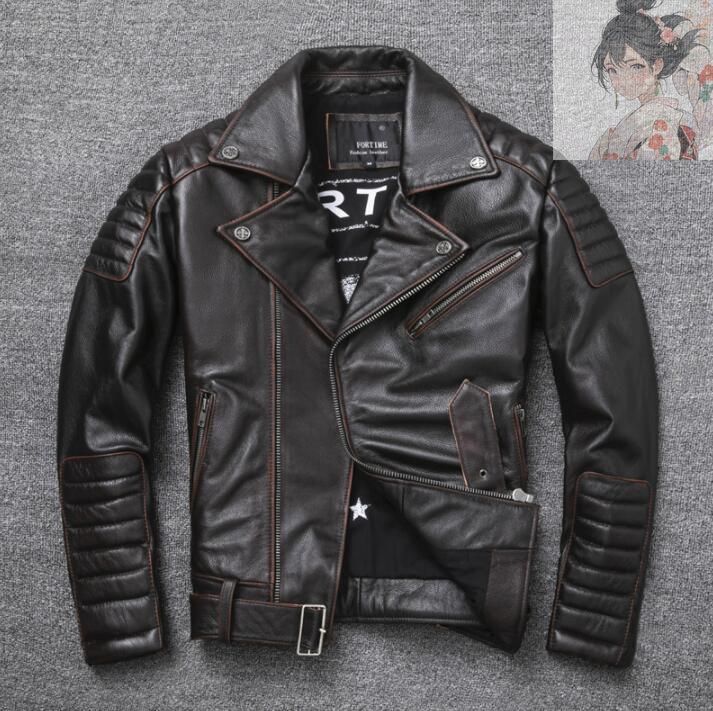 新品未使用】ライダースジャケット レザージャケット 牛革