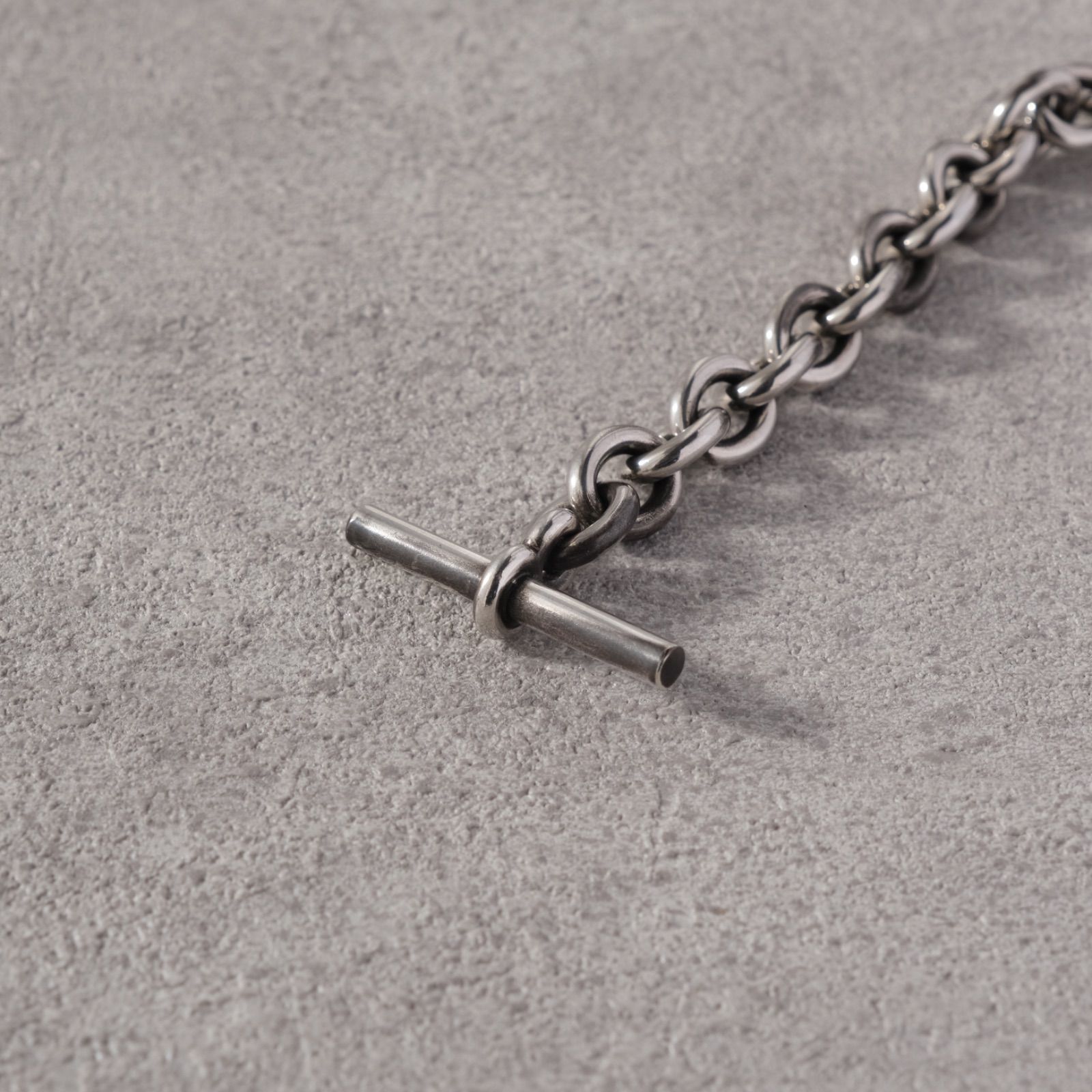 シルバー925製 ラウンドチェーンブレスレット Medium タイプ WWW_SHINETEETH_COM