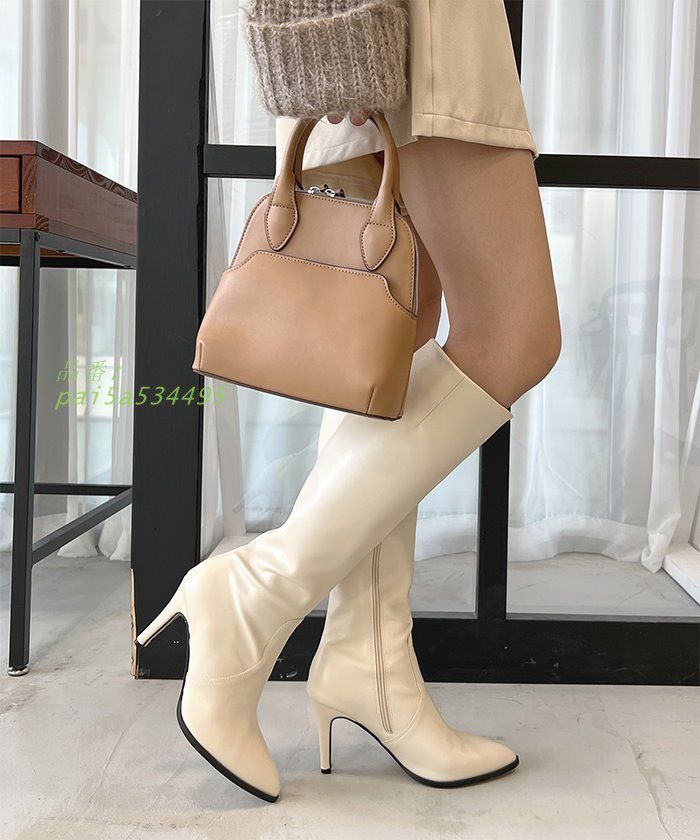  ブーツ ロング レディース 秋 冬 ヒール カジュアル シンプル きれいめ 韓国コーデ 360度美シルエット美脚ポインテッドトゥロングブーツ 高見え pai 5 a 534495 長靴 レインブーツ 長靴 レインシューズ