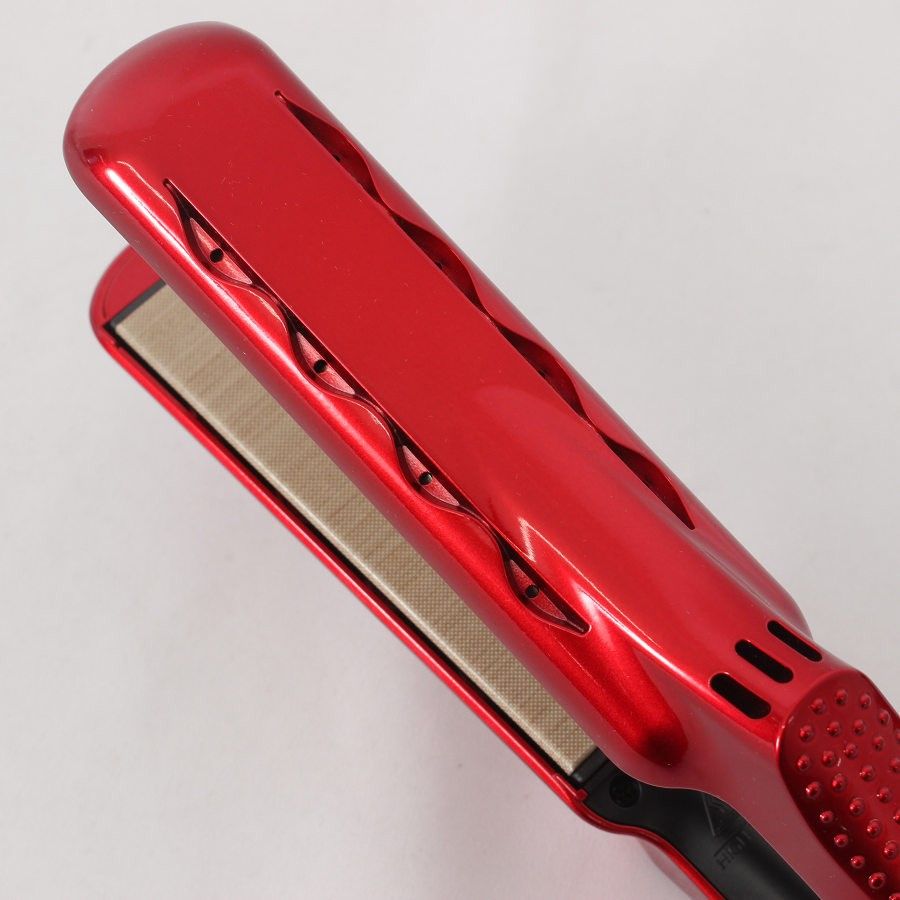 ジャンク品】radiant ラディアント ヘアアイロン 35mm レッド