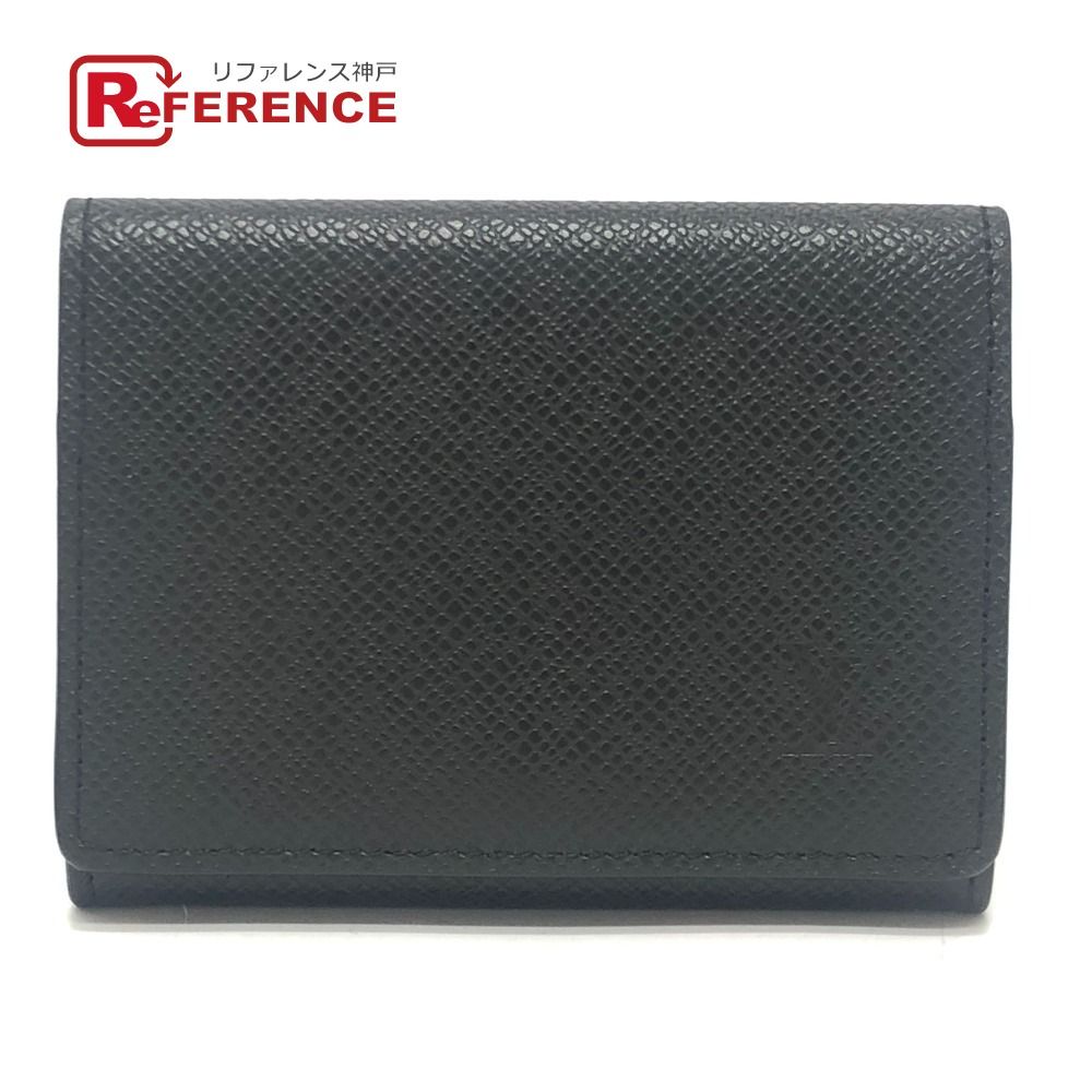 LOUIS VUITTON ルイヴィトン カードケース アンヴェロップ M64595 タイガレザー アルドワーズ ブラック