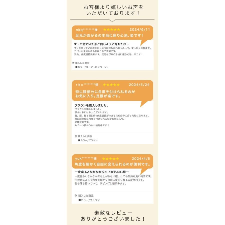 背もたれ フロアチ