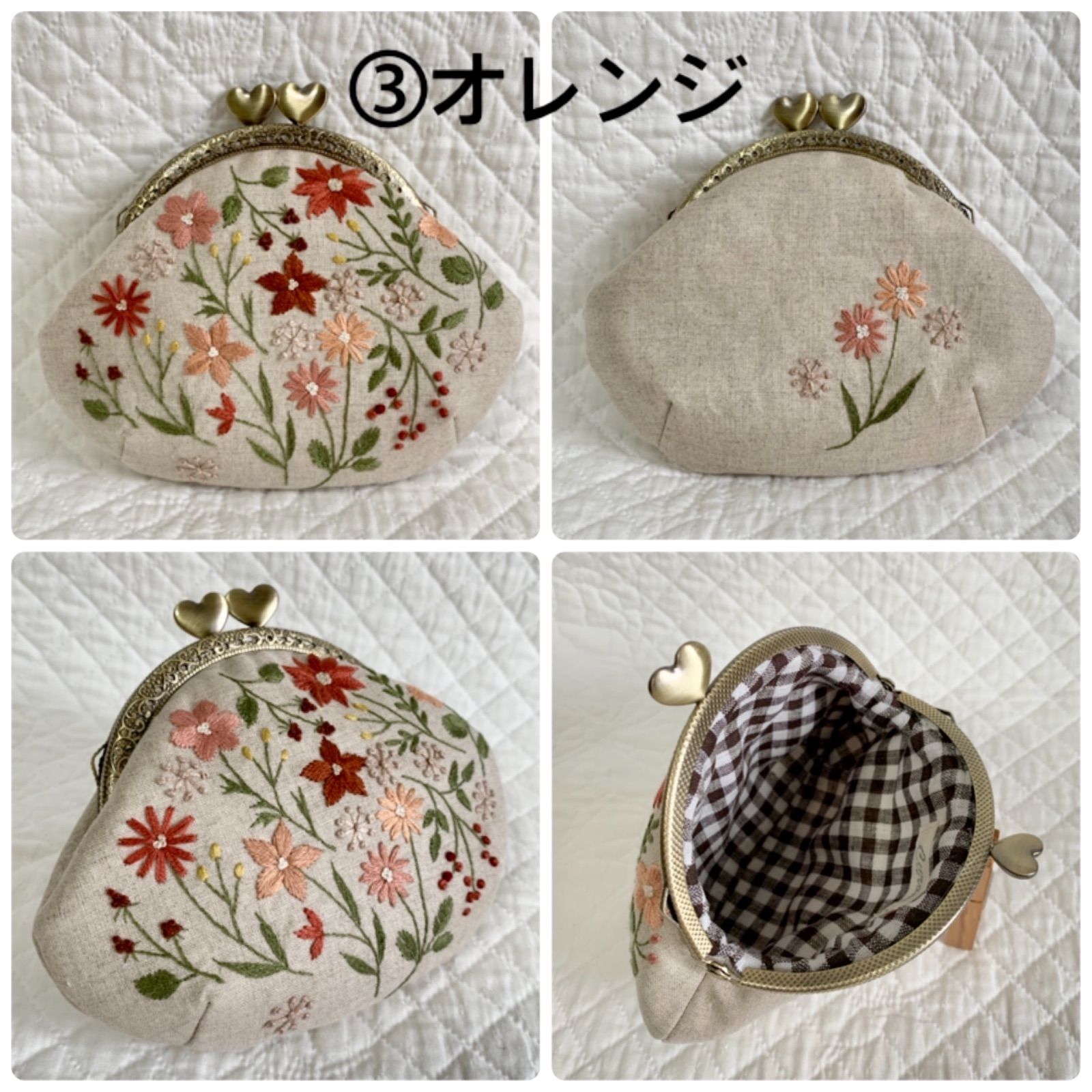 刺繍がま口 - メルカリ