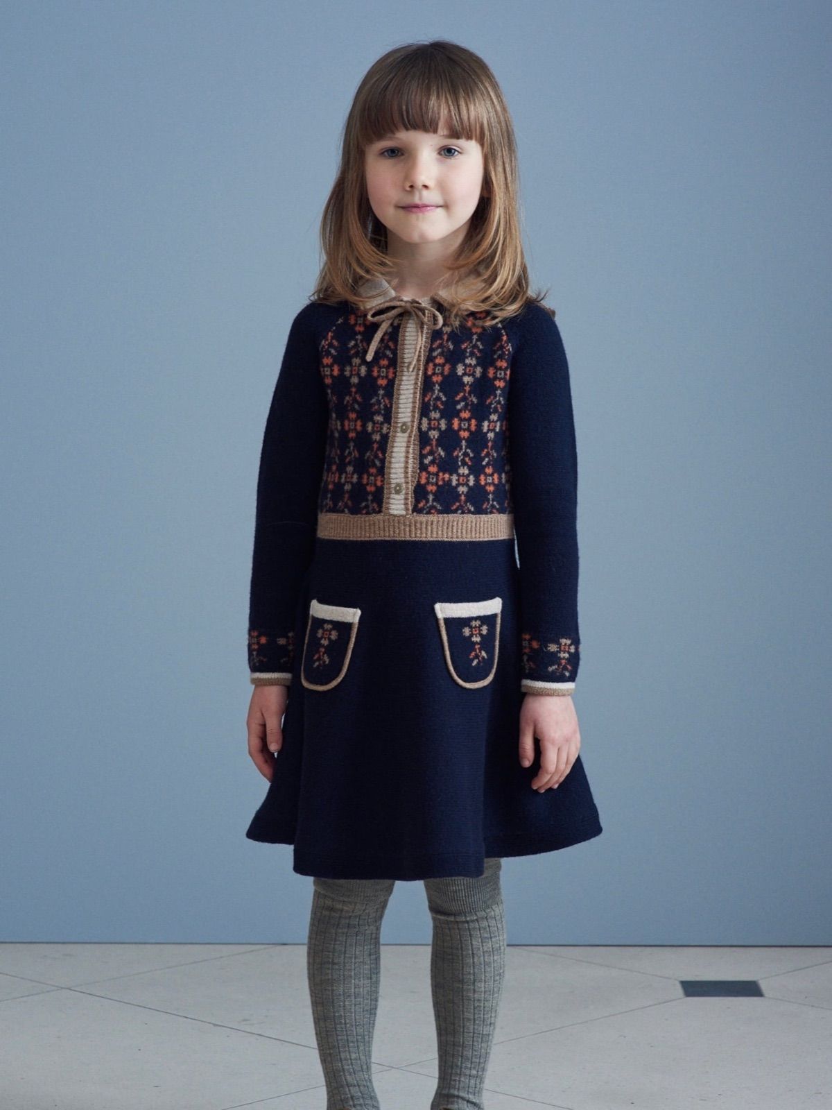 【専用です】CARAMEL ニットワンピース　Elara Dress 3Y caramel 8Y キャラメル ニットワンピース elara dress - メルカリ