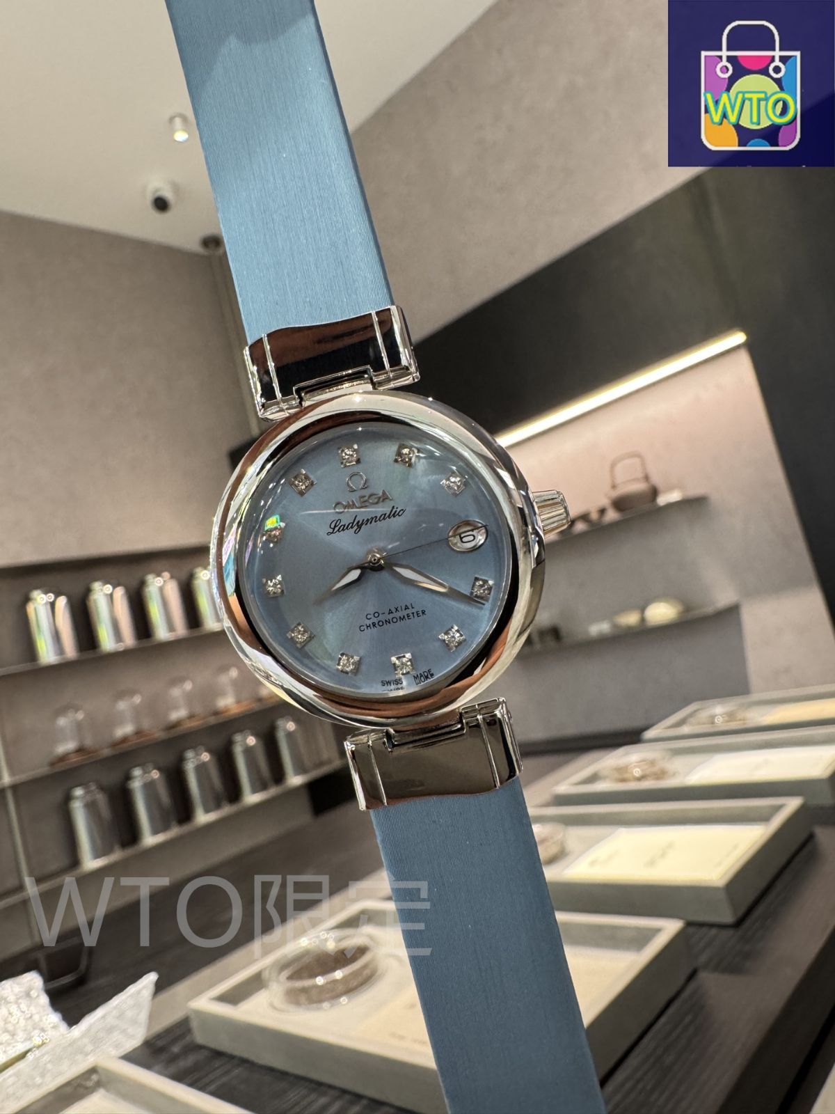 今日特価】Omega オメガ Ladymatic マカロンカラー セラミック