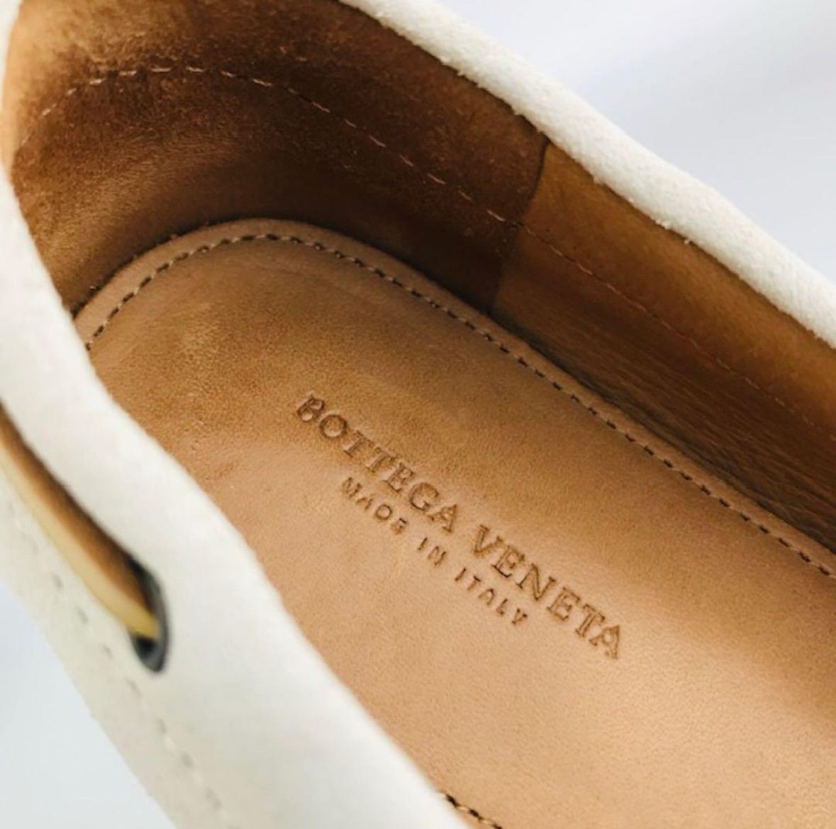 BOTTEGA VENETA ボッテガヴェネタ モカシン イントレチャート BOTTEGA VENETA・ボッテガヴェネタ☆レディース スエードレザー
