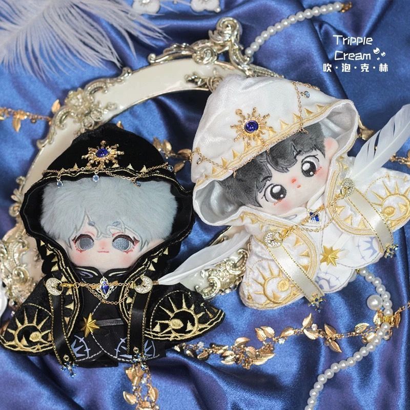 10cm】 ぬい服 かっこいい 魔術師のお洋服 ブラック 黒色